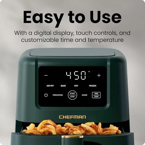 Testing the Chefman Compact Air Fryer 3.5 QT - Slim Design Fits over two weeks