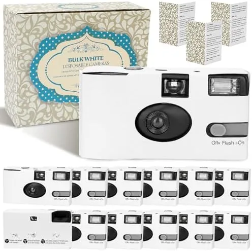 Overview of the 12 Pack Disposable Cameras Bulk for Wedding with Upgraded 35mm