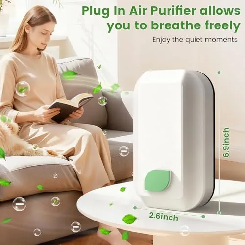 The Plug In Air Ionizers-6Pack,Negative Ion Air Purifier,Portable Ionic Air Purifier in real use
