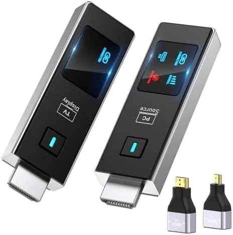 2026 New Wireless HDMI Transmitter and Receiver, 360FT/110M Extender 4K Decode 1080P@60Hz Output with Review: Tested and Rated