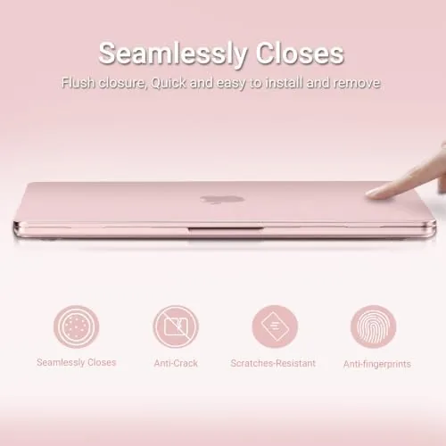 Close look at the MOSISO Compatible with MacBook Neo Case 13 inch 2026 A3404 build quality