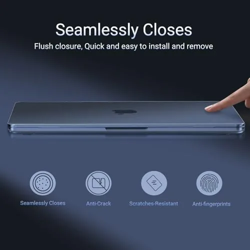 Close look at the MOSISO Compatible with MacBook Neo Case 13 inch 2026 A3404 build quality