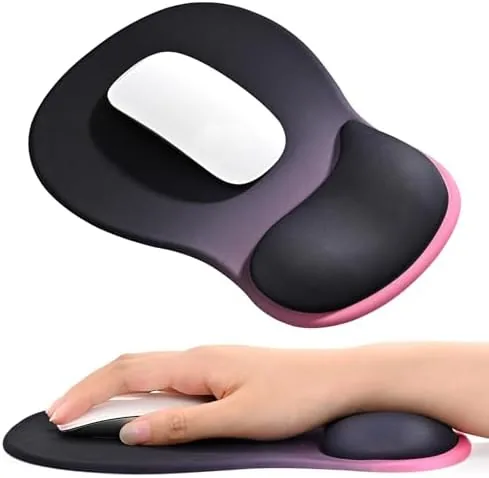 EooCoo Mouse Pad with Gel Wrist Rest, Ergonomic Mousepad Wrist Alignment | Middle Concave Review: Tested and Rated