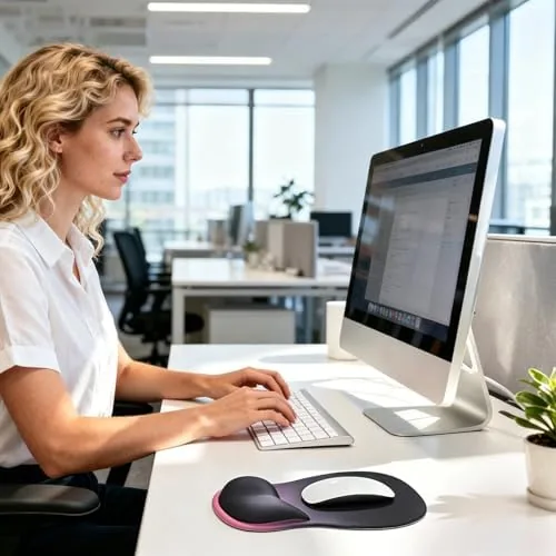 Testing the EooCoo Mouse Pad with Gel Wrist Rest, Ergonomic Mousepad Wrist over two weeks