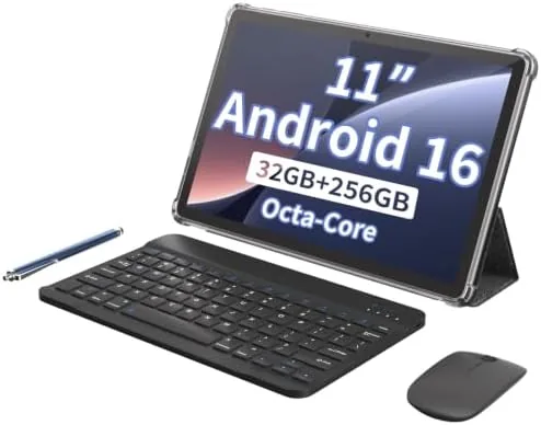 Overview of the Gemini AI Android 16 Tablet with Keyboard, 11 inch Tablet
