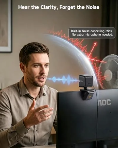 Testing the AOC 4K Webcam for PC, Sony Sensor, 1080P 60FPS Streaming over two weeks