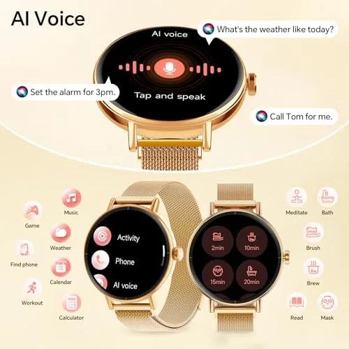 Testing the Yoever Smart Watch for Men Women,1.57" Touchscreen,Round Fitness Trackers | over two weeks