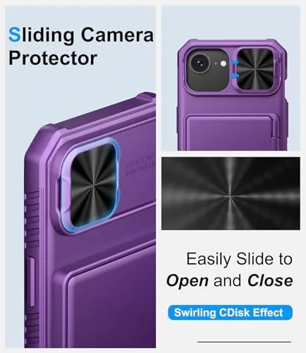 The BXYJY for iPhone 17e/16e Case Wallet with 2 Screen Protector compared in context