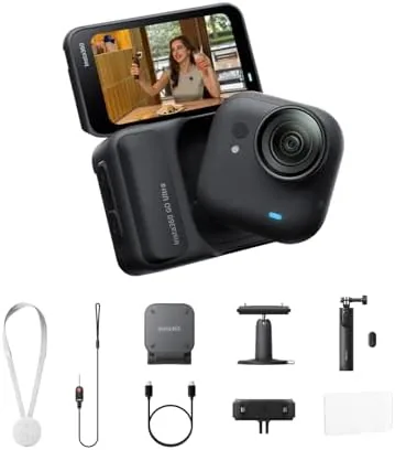 Insta360 GO Ultra Anywhere Bundle camera and charging case