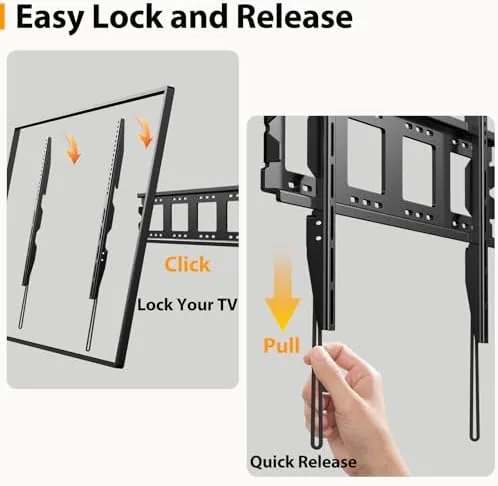 Detail shot of the Large Fixed TV Mount for 50-120 inch LED LCD Flat features