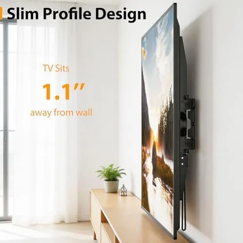 Another view of the Large Fixed TV Mount for 50-120 inch LED LCD Flat