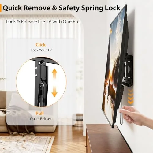 The Large Fixed TV Mount for 50-120 inch LED LCD Flat compared in context