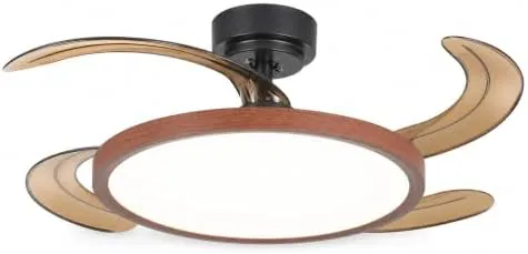 Retractable Bluetooth Ceiling Fan with Lights 42" | Bluetooth App & Remote Control, Wood-Grain Review: Tested and Rated