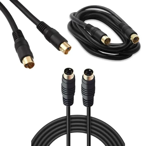 The S Video Cable with 4-Pin Connector Male Plug 10ft SVHS compared in context