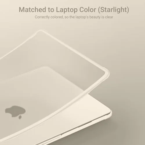 Another view of the MOSISO Compatible with MacBook Air 13 inch Case M5 2026