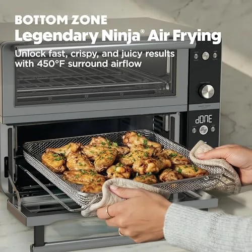 Ninja Double Oven Pro in a kitchen setting with countertop