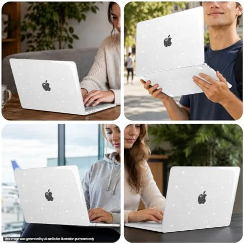 The MOSISO Sparkly Glitter Case Compatible with MacBook Neo Case 13 compared in context