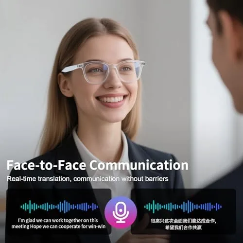 Testing the AI Smart Glasses, Bluetooth Audio Glasses with Real-Time Translator (164 over two weeks