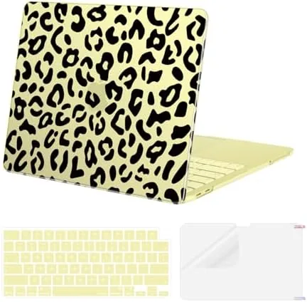 Overview of the MOSISO Leopard Grain Hard Case Compatible with MacBook Neo 13
