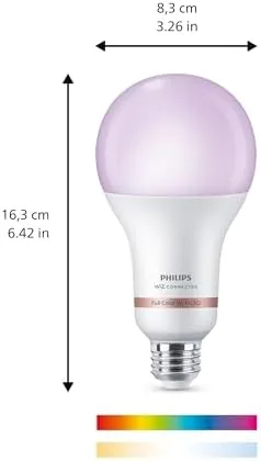 Close look at the PHILIPS Smart 150W A23 LED Light Bulbs 4-Pack - Connects build quality