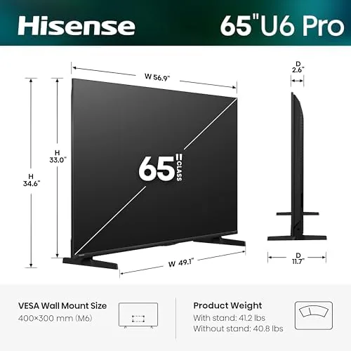 Racing game on the Hisense U6 Pro showing smooth motion