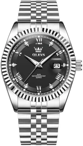 OLEVS Watches for Men, Casual Waterproof Stainless Steel Watch for Mens, Fashion Men Quart Review: Tested and Rated