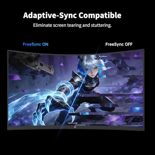 The KTC 27 Inch Curved Gaming Monitor, 1440P QHD 144Hz 1500R compared in context