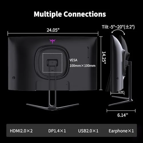 Testing the KTC 27 Inch Curved Gaming Monitor, 1440P QHD 144Hz 1500R over two weeks