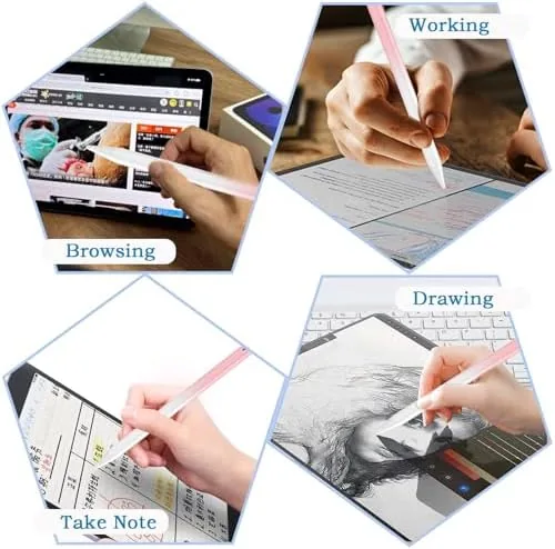 The Stylus Pen for Android Tablet, Tablet Pencil for iOS/Android,Gradient Pink compared in context