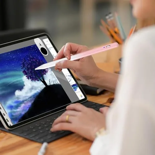 Testing the Stylus Pen for Android Tablet, Tablet Pencil for iOS/Android,Gradient Pink over two weeks