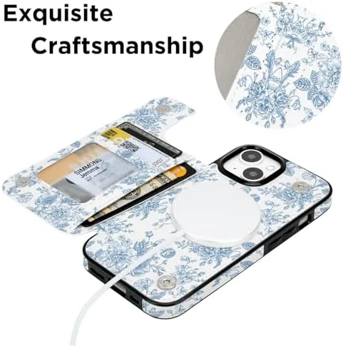 The uCOLOR for iPhone 13/14 Magsafe Wallet Case with Card Holder in real use