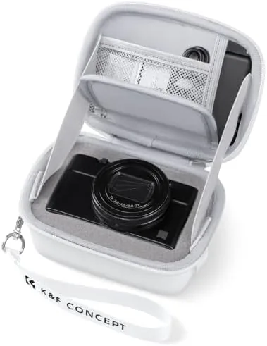 K&F CONCEPT Carrying Case for Digital Camera, Hard Shell Protective Case | Compatible with Review: Tested and Rated