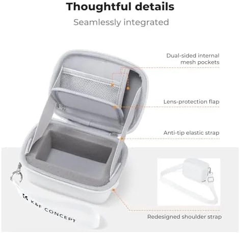 Testing the K&F CONCEPT Carrying Case for Digital Camera, Hard Shell Protective over two weeks