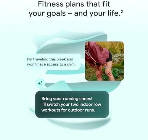 The Google Fitbit Air Performance Loop Band - One Size in real use