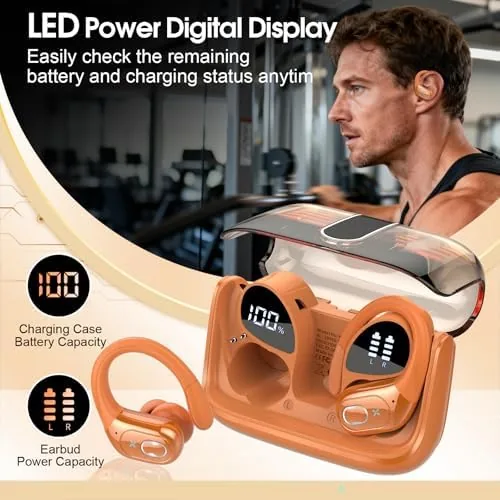 The Aptkdoe Wireless Earbuds 75H Bluetooth 5.4 Sport Headphones with Earhooks compared in context