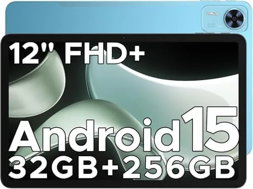 Overview of the T36 Android Tablet, 12 inch Tablet with 2.4K FHD+90Hz Display,32GB+256GB/2TB