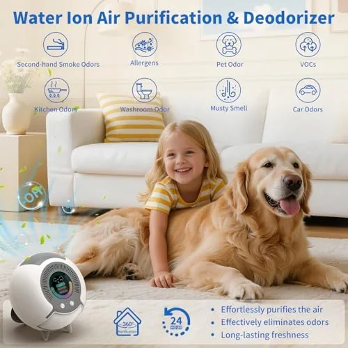 The Small Filterless Air Purifiers for Home, Water Ionic Pet Odor compared in context