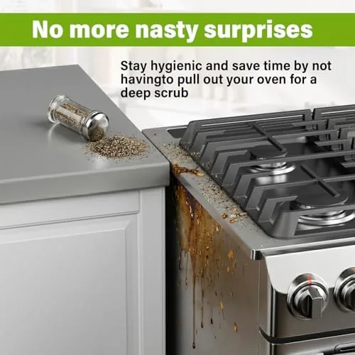 Testing the Stove Gap Covers Stainless Steel 2 Pack, Stove Gap Filler over two weeks