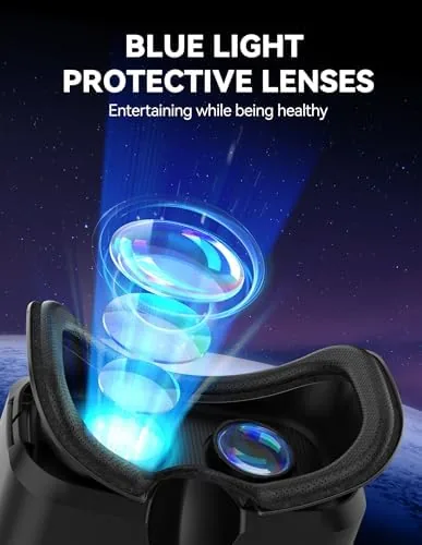 The adjustable focus gears and lenses on the TECKNET VR headset
