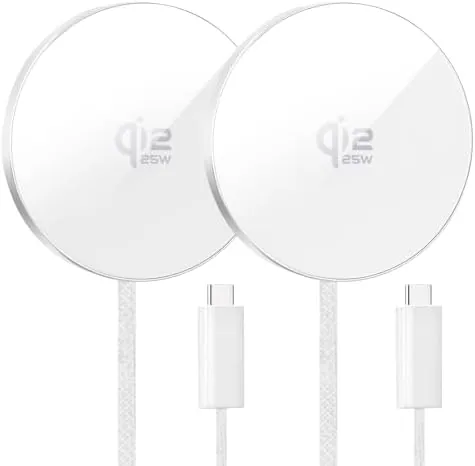 Magnetic Wireless Charger 2Pack 25W Qi2 for Magsafe Charger for iPhone 17/16/15/14/13/12Pro Max, Air Review: Tested and Rated