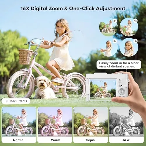 The 4K Digital Camera for Photography, 50MP Autofocus Point and Shoot in real use