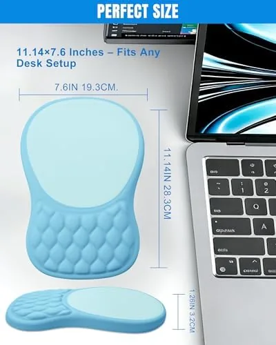 Testing the Ergonomic Mouse Pad with Sloped Memory Foam Wrist Rest | over two weeks