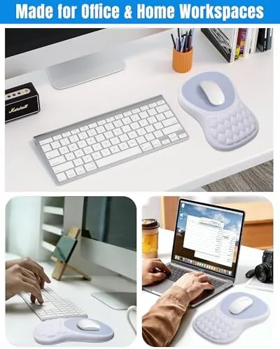 The Ergonomic Mouse Pad with Sloped Memory Foam Wrist Rest | compared in context