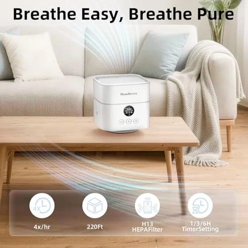 The Humidifier and Air Purifier in one, H13 True HEPA Filter in real use