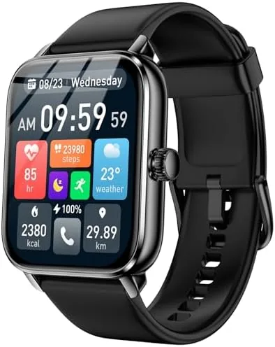 Smart Watches for Men Women with Alexa Built-in, Bluetooth Call, 1.85" HD Touchscreen, 120+ Review: Tested and Rated