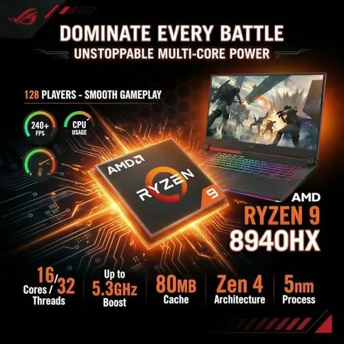 The ROG Strix G16 with the included cooling pad beneath it during a long session