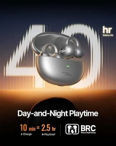 The Baseus Inspire XC1 Open Ear Clip-On Earbuds, Sound by Bose compared in context