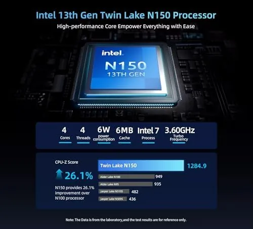 Another view of the HP 14" Laptop Computer for 2026 Student Business Productivity, MS