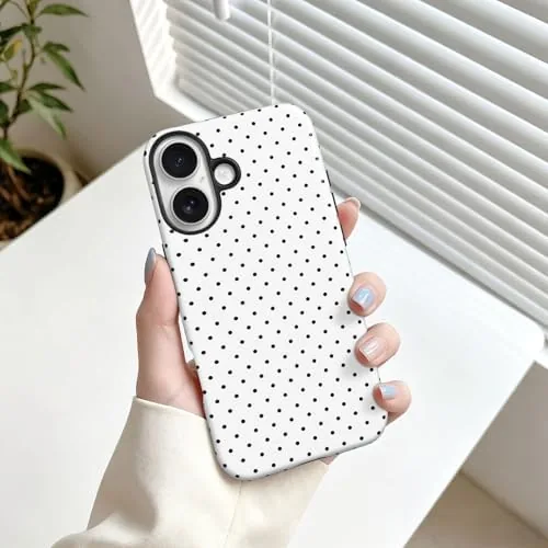 Another view of the inewateri Compatible for Magnetic Case for iPhone 17, Aesthetic Polka