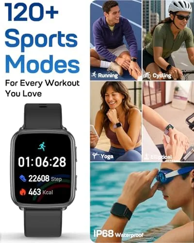 Another view of the MorePro Fitness Tracker with 24/7 Heart Rate & Blood Pressure